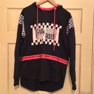 Jewel House black and white checkered Hoodie
